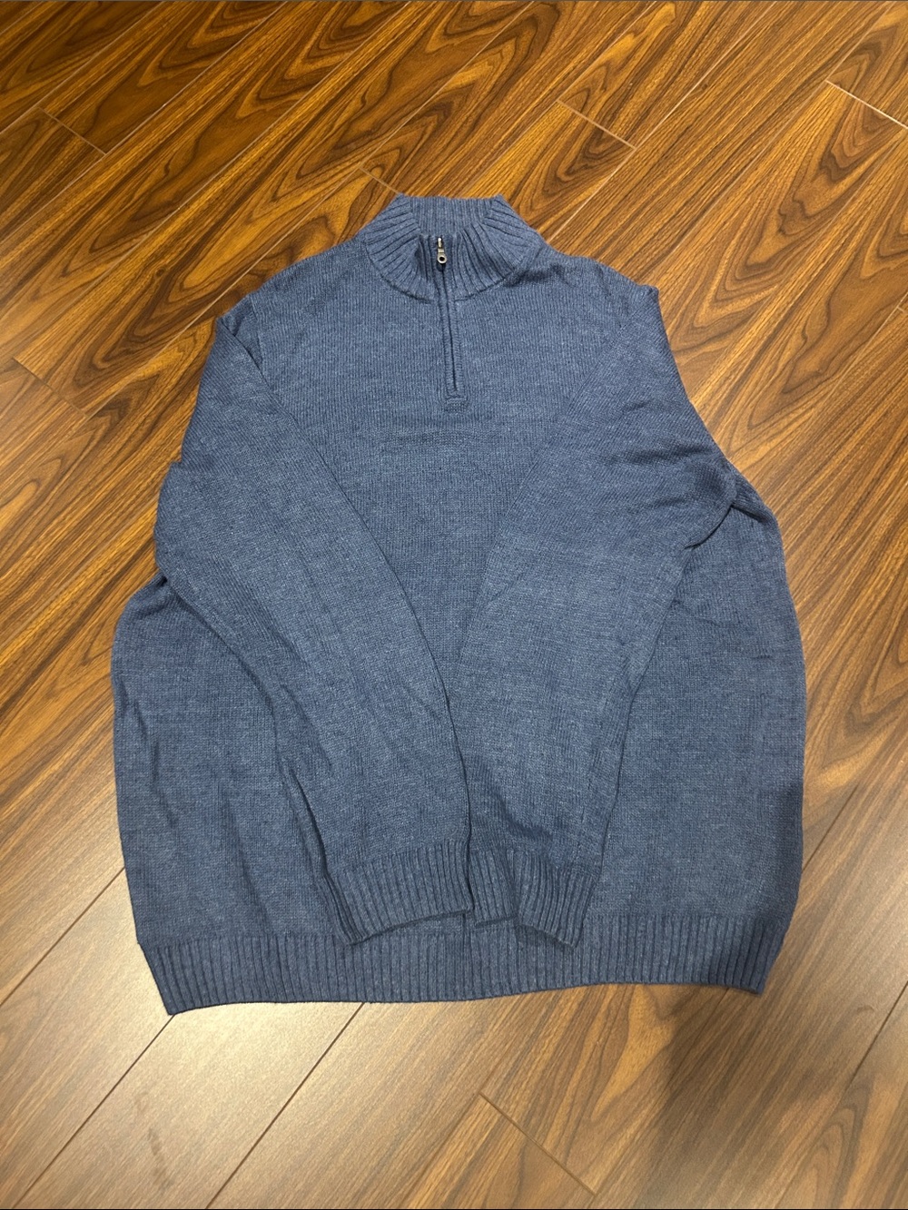 croft & barrow Men's Half-Zip Sweater in light blue